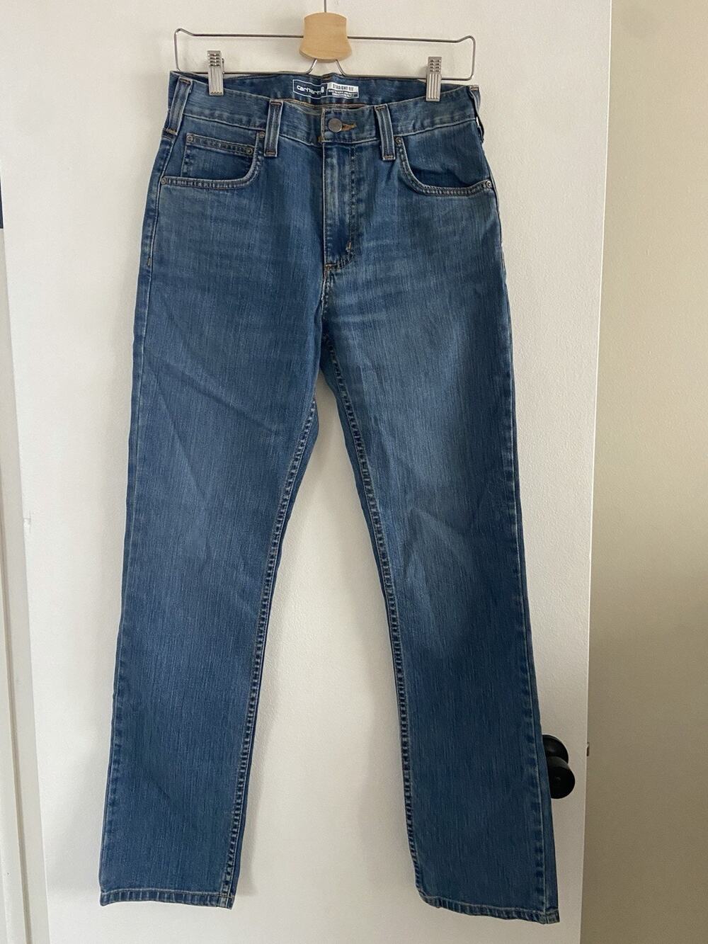 Men's Carhartt Jeans 30X32 Rugged Flex Straight Fit 5 Pocket American Workwear